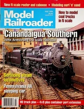 Model Railroader Magazine July 1996 Canandaigua Southern O scale railroad