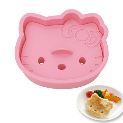 ''Clearance'' Sanrio Hello Kitty Pink Bread Cutter Cookie Frame Shape Mold Box