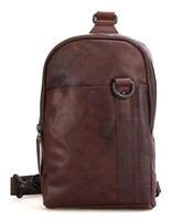 Spikes & Sparrow Bronco Slingbag Sling Bag Tasche Dark Brown Dunkelbraun Neu