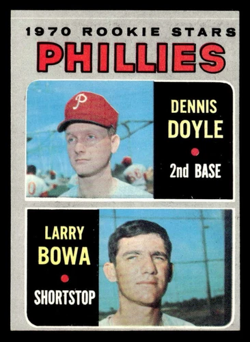 1970 Topps #539 Phillies 1970 Rookie Stars Doyle/Larry Bowa EX+ JX5426