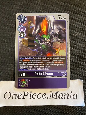 Digimon Card Game Rebellimon BT6-077 R