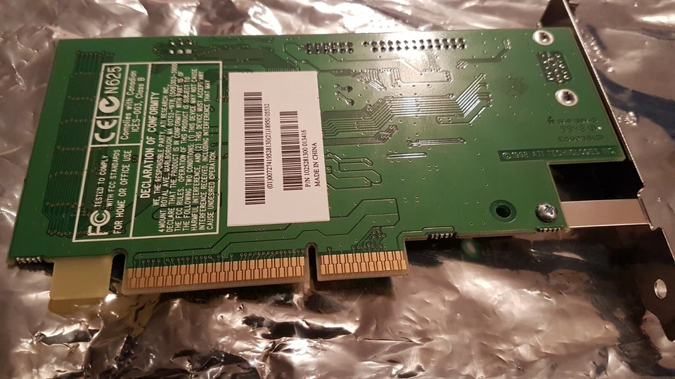 ATI Rage IIC 4MB AGP x2 Graphics Card - Non-retail PN: 109-52800-01 - Image 2 of 4