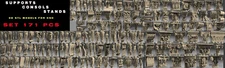 185 Pcs 3D STL Model SUPPORTS STANDS CORBELS for CNC 4 AXIS Engraver Carving