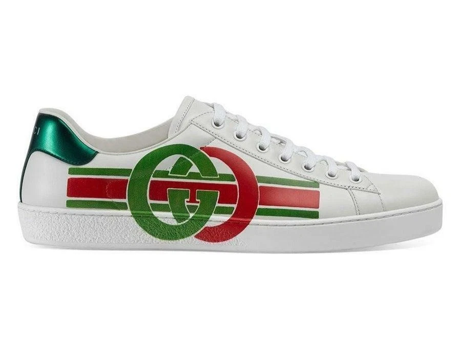 Gucci Screener Leather Sneakers - White | Editorialist