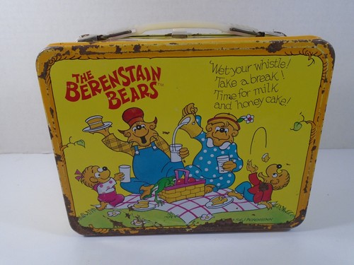 Berenstain Bears 1983 - lonchera de metal (mira) - Imagen 2 de 9