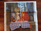 LADY AND THE TRAMP  (1955) - Walt Disney Original Italian 70s-Reissue Poster — photo 2