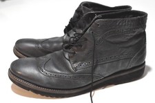Lotus Rushmore black leather Mens shoe size 12