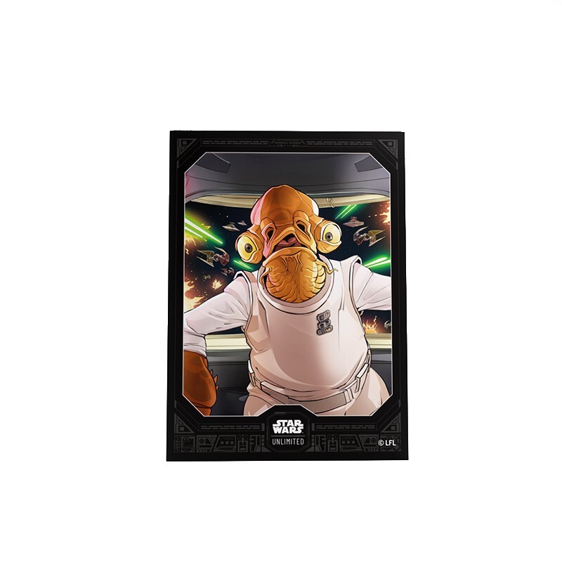 Star Wars Unlimited Admiral Ackbar Sleeve NEW Sealed Gamegenic