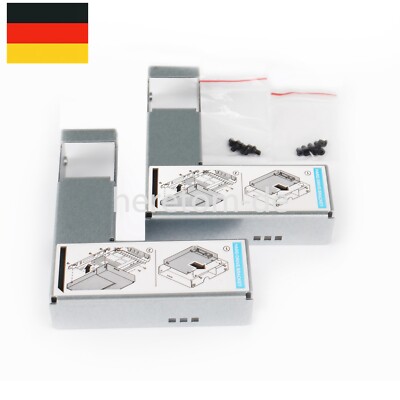 2x Für Dell 9W8C4 Y004G 3.5 to 2.5 Adapter F238F D981C X968D SAS/SATA Tray Caddy