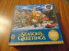 MasterPieces Sledding to Home 1000 Piece Jigsaw Puzzle Factory Sealed NIB