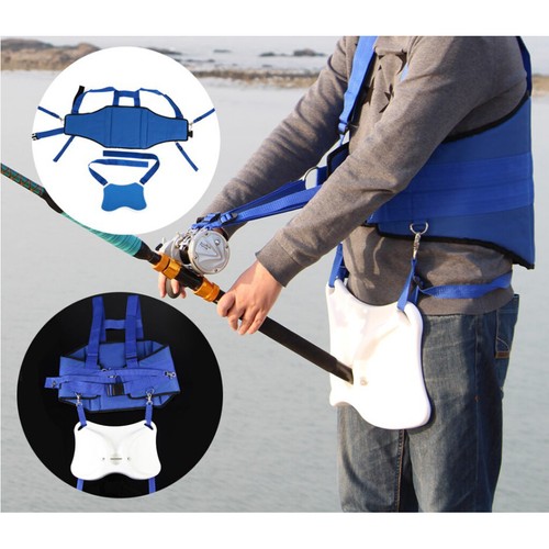Braid Products Pro Manta Fighting Belt – Adjustable Velcro, Padded Backing, Gimbal Ready – For Offshore Fishing (Fits Small-Large)