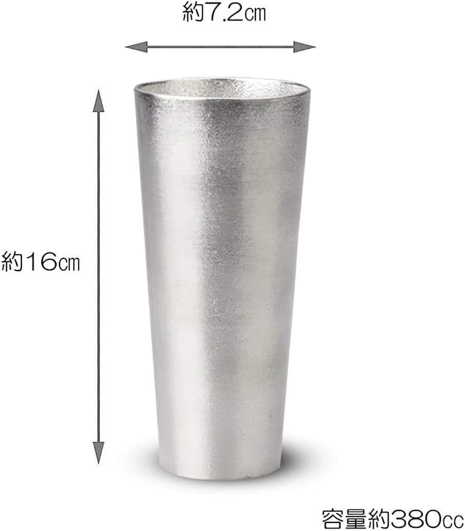 Nousaku (nousaku) Beer Glass Mug 380cc Beer Cup Approx. 380cc φ7.2...