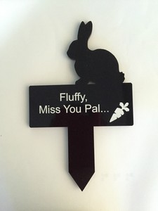 rabbit memorial plaques