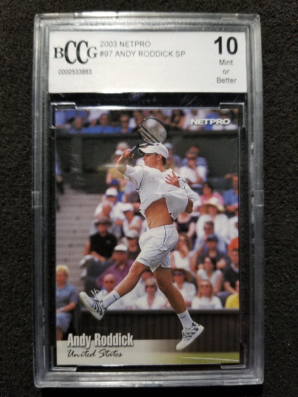 2003 Netpro ANDY RODDICK card # 97 (BCCG 10 MINT)