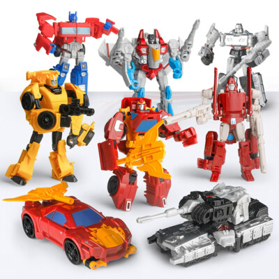 Bumblebee Optimus Prime Commander Action Figur LKW Roboter Kinder Spielzeug