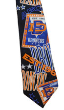 Denver Broncos TM R M Sport Men's Silk Necktie Vintage 1992 Made in USA Rare