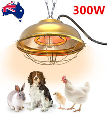Chicken Coop Heat Lamp 150-300 Watt Carbon Fiber Bulb Heater Adjustable Chain