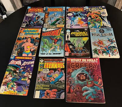 Ghosts Batman Wonder Woman Eternals Thunder Bolt DC Comic Lot Of 11 BX 801