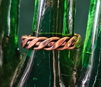 Hand Crafted Copper Ring~ Copper Wrapped Copper ~Healing Effects of Copper