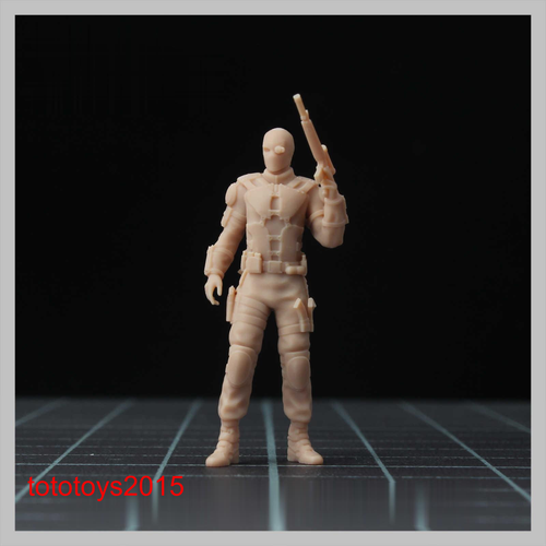 Miniature Zombie Cheveux Longs 1/64 – Pour Diorama Voitures, Figurine Plastique | Multicolore, édition Limitée