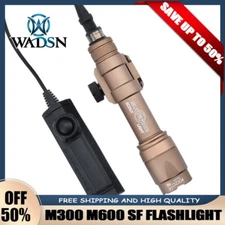 Tactical SF M300 M600 Hunting Airsoft Weapon Flashlight Dual Functiom Switch