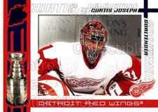 2003-04 Pacific Quest for the Cup Blue #38 Curtis Joseph