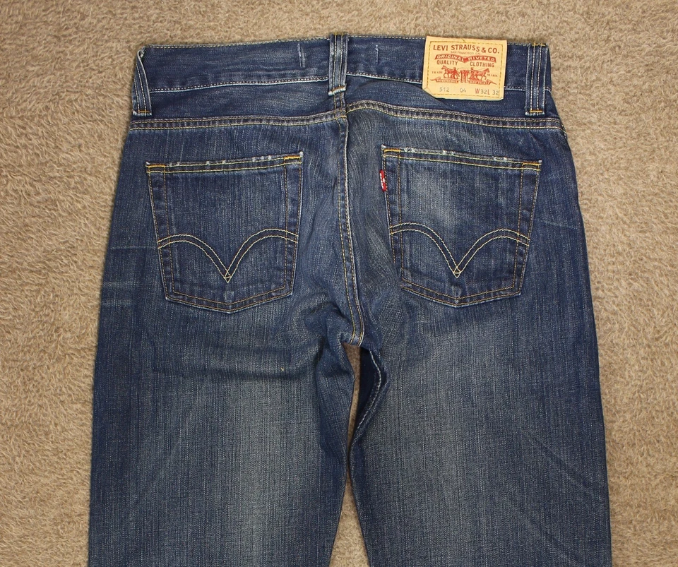 Jean homme LEVI'S 512 bootcut W32 L32 comme neuf - Photo 4/4