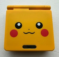 Pikachu Edition Pokemon Yellow Nintendo Game Boy Advance SP GBA SP + Charger