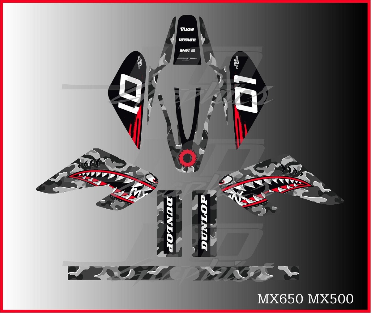 RIDEZ G-MX エイジングカスタムペイント品 【PSCマークあり】 Razor MX500 MX650 graphics kit decals THICK AND HIGH GLOSS | eBay