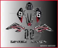 Razor MX500 MX650 graphics kit decals THICK AND HIGH GLOSS