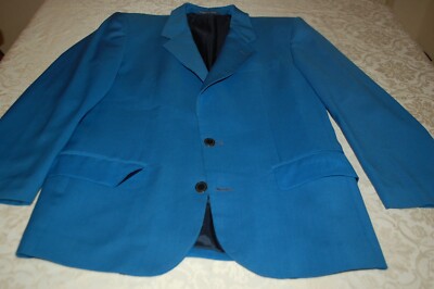 Guinnes by Monti, Jacke, Electric Blue, 100% Wolle, Gr. 48 Drop 6; neuwertig