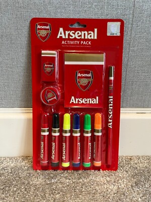 100 % OFFIZIELLES ARSENAL FOOTBALL CLUB AKTIVITÄTSPAKET - 10-TEILIGES SET