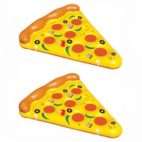2-pack Of Swimline Giant Inflatable Pizza Slice Float Rafts | 2 X 90645 on sale 2-pack Of Swimline Giant Inflatable Pizza Slice Float Rafts | 2 X 90645 on sale