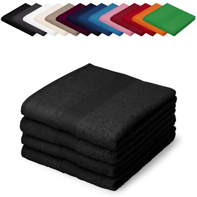 4er PACK Handtücher  Duschtücher Gästetücher Seiftücher Saunatücher Badetücher