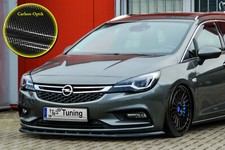 Spoilerschwert Frontspoiler aus ABS für Opel Astra K Sports Tourer Carbon Optik