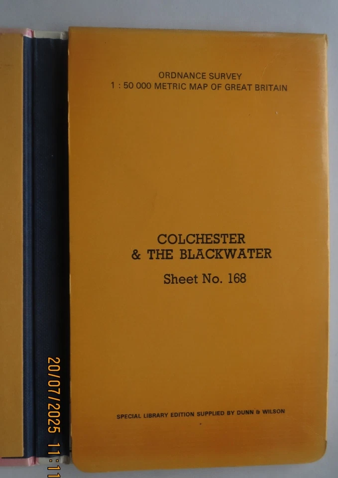Ordnance Survey Map Colchester & The Blackwater Hardback- Laminated c1979 - Image 4 of 4
