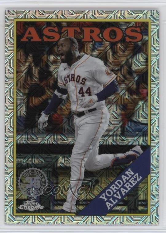 2023 Topps Series 1 1988 Topps Chrome Silver Pack Yordan Alvarez #T88C-82 14ll