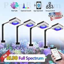 72" 6FT PopBloom RL90 Reef Led Aquarium Light for Reef Coral Grow Tank SPS LPS