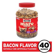 Milk Bone MaroSnacks Bacon Flavor Small Dog Treats With Bone Marrow, 40 ozs
