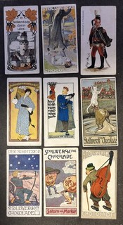 STOLLWERCK CHOCOLATE CARDS: Collection of 47 x Victorian Cards (1902)