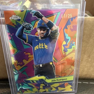 2026 Topps Chrome Julio Rodriguez Wild Styles 1/25 First On Print
