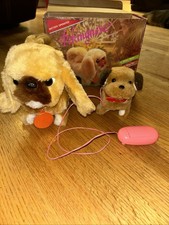 Two Vintage Battery Operated Dogs Works Needs New Battery  s