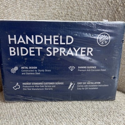 Forclover Single-Handle Bidet Faucet with Sprayer Holder in Black SMD-16027B