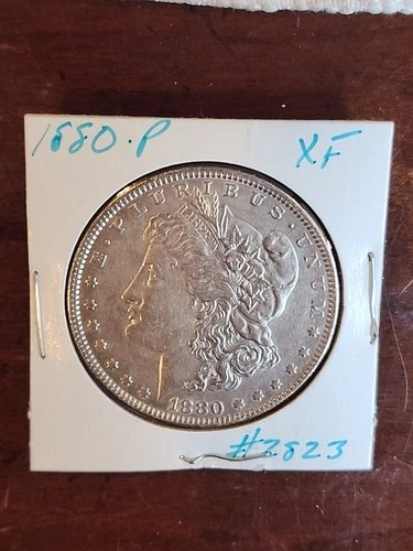 1880-P Morgan Silver Dollar ■ XF/AU ■ #2823