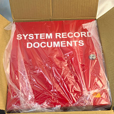 Space Age Electronics Document Box Red