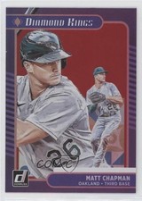 2021 Panini Donruss Diamond Kings Holo Red Matt Chapman #11 00l8