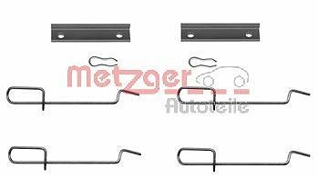 Metzger ZubehöRsatz, Scheibenbremsbelag Hinterachse U.A. FüR CitroËN, Nissan-image
