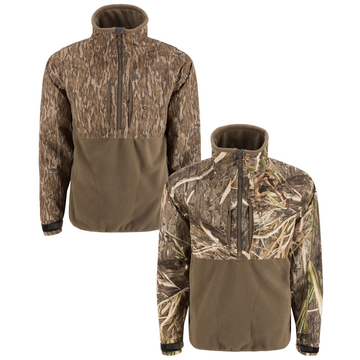 Drake Waterfowl MST CommandXT Eqwader Half Zip Jacket Camo Hunting