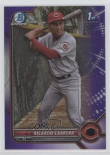 2022 Bowman Chrome Prospects Purple Refractor /250 Ricardo Cabrera #BCP-158 0w27