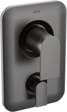 Moen T2470BL Posi-Temp 3-Function Transfer Valve Shower Trim Kit - Matte Black
